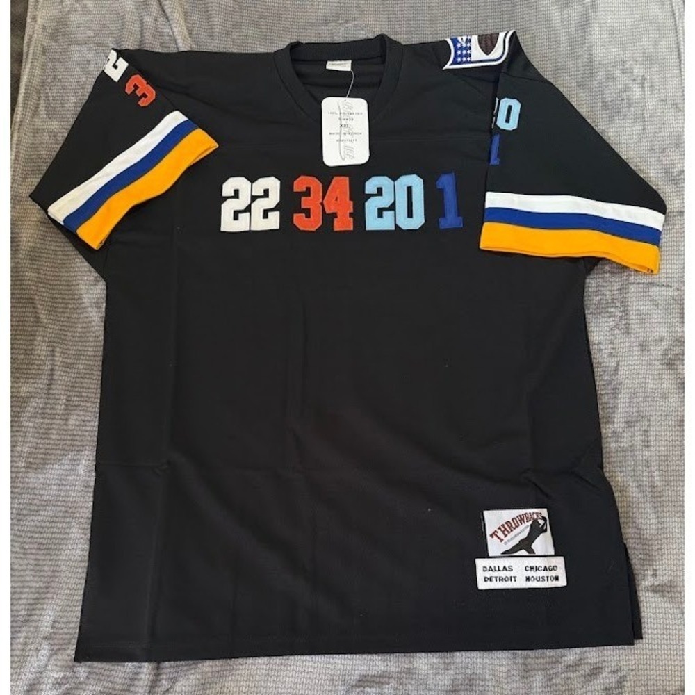 Throwbacks Gridiron Edition‎ Football Jersey Black Multi City Multi Players XXL